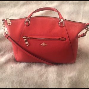 Red Coach Handbag